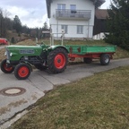 Fendt Farmer 2 mit Unsin Kipper
