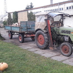 Fendt beim Holz fahren