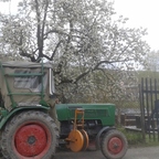 Farmer im Frühling