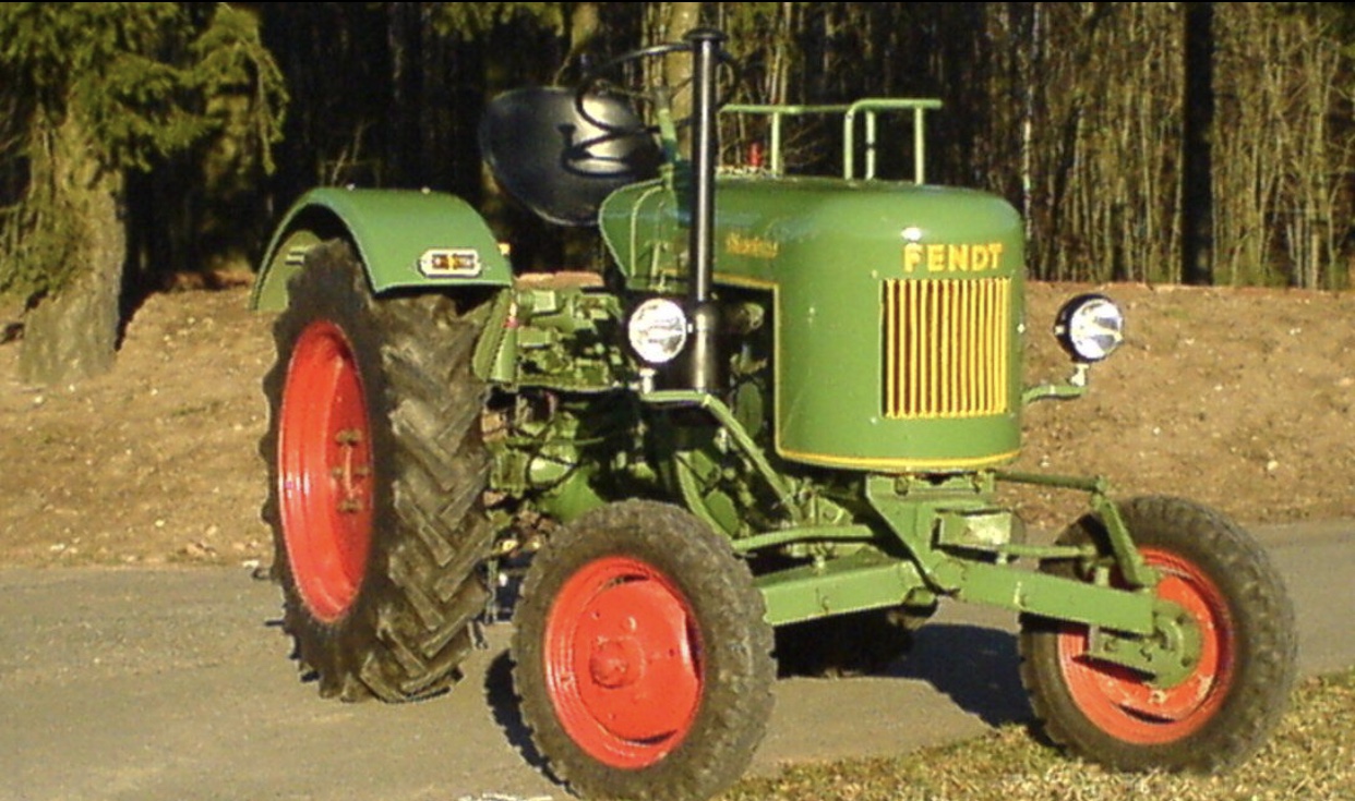 OLDTIMER FENDT DIESELROSS F 24 L Trecker Traktor Bj. Erstzul. 1954 EUR