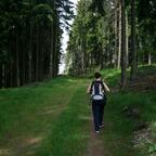 Wanderung mit Frau, Tochter und Schwiegermutter