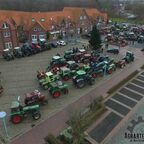 Jedes Jahr an Heiligabend startet der Treckerkorso