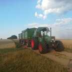 Fendt 611S beim Dreschen 2018