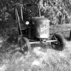 Fendt in schwarz-weiß