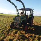 Fendt Farmer 2s im Sonnenaufgang