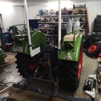 Pünktlich an Weihnachten ist dann auch der zweite Kotflügel dran.