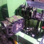 Motor wird neu aufgebaut Favorit 2 FW150