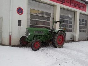 Fendt im Schnee