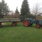 Hanomag mit Anhänger