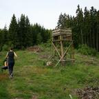 Wanderung mit Frau, Tochter und Schwiegermutter