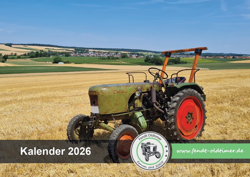 Fendt Oldtimer Kalender 2026